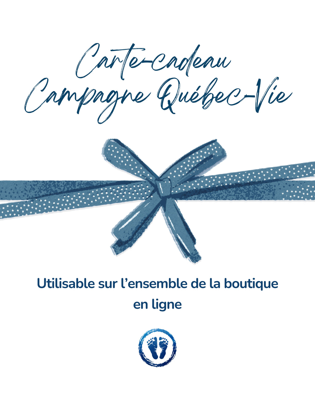 Carte‑cadeau de la boutique de Campagne Québec-Vie