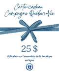 Carte‑cadeau de la boutique de Campagne Québec-Vie