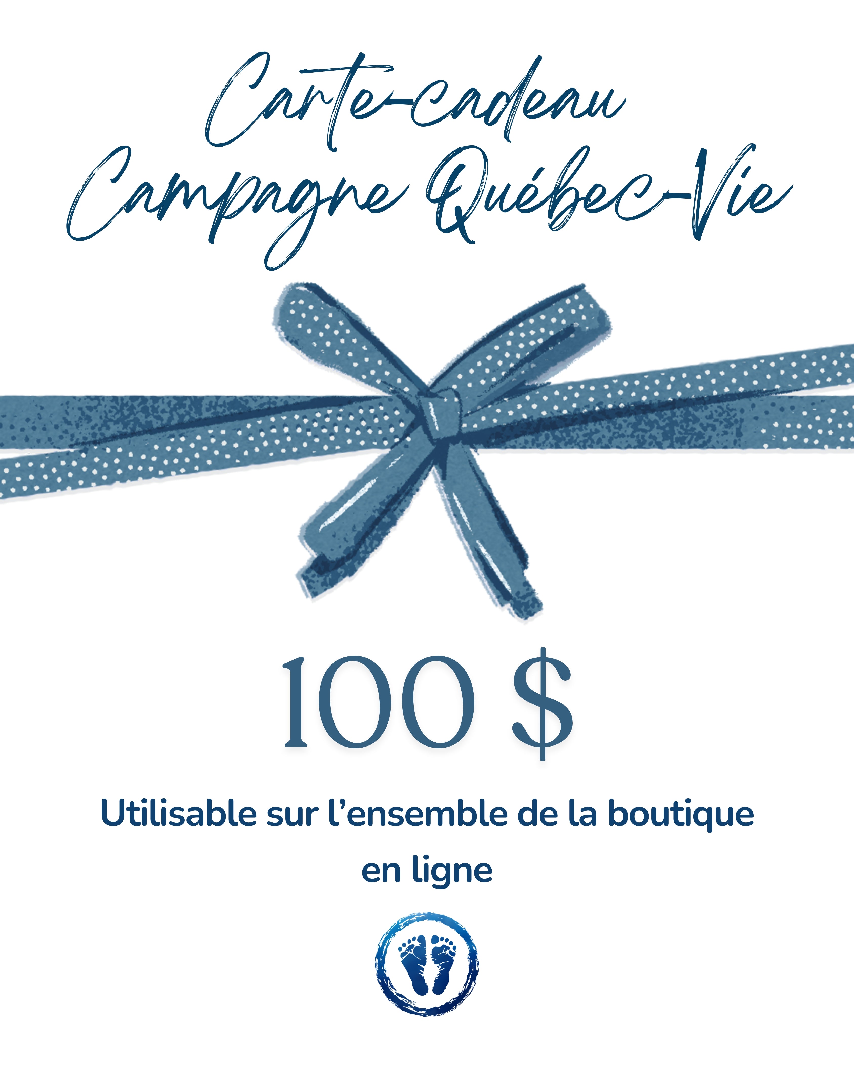 Carte‑cadeau de la boutique de Campagne Québec-Vie