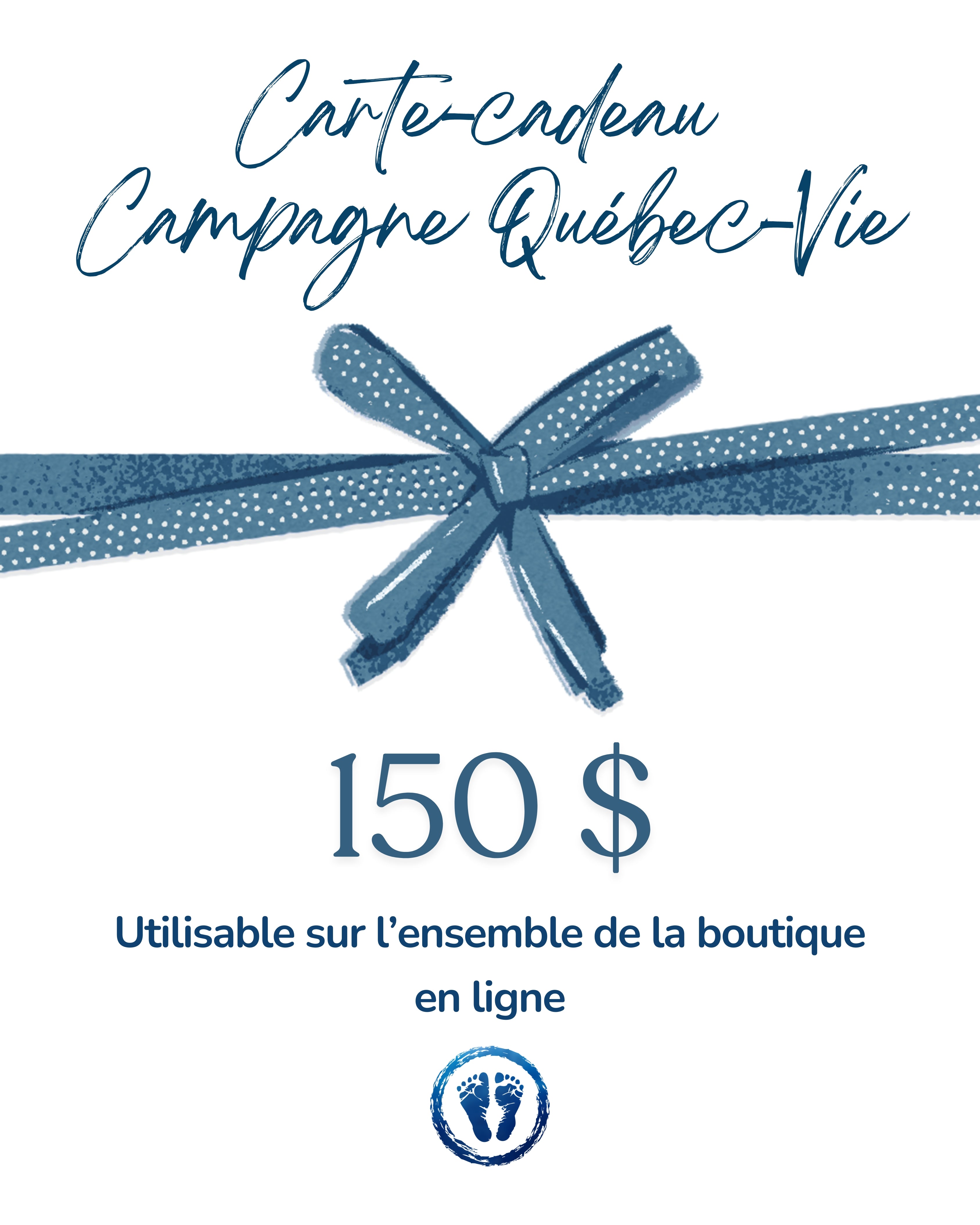 Carte‑cadeau de la boutique de Campagne Québec-Vie