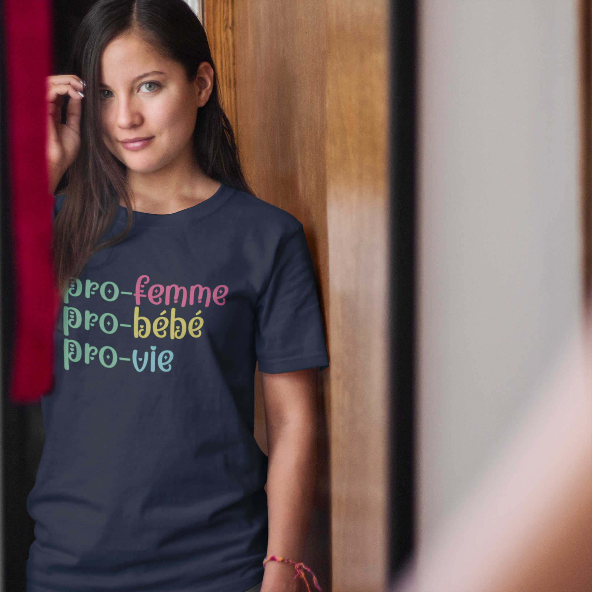 Pro-femme - pro-bébé - pro-vie / t-shirt pro-vie