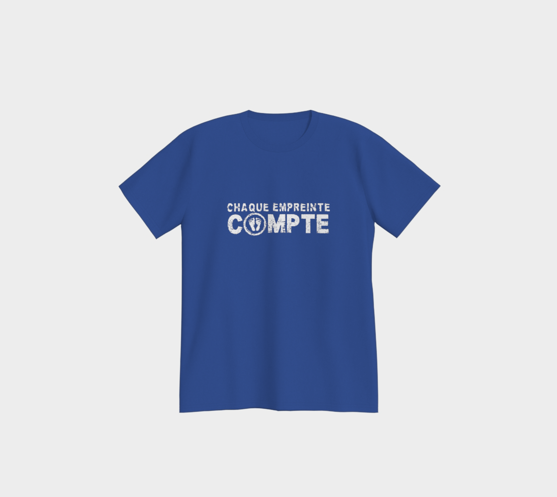 Chaque Empreinte Compte - t-shirt pro-vie