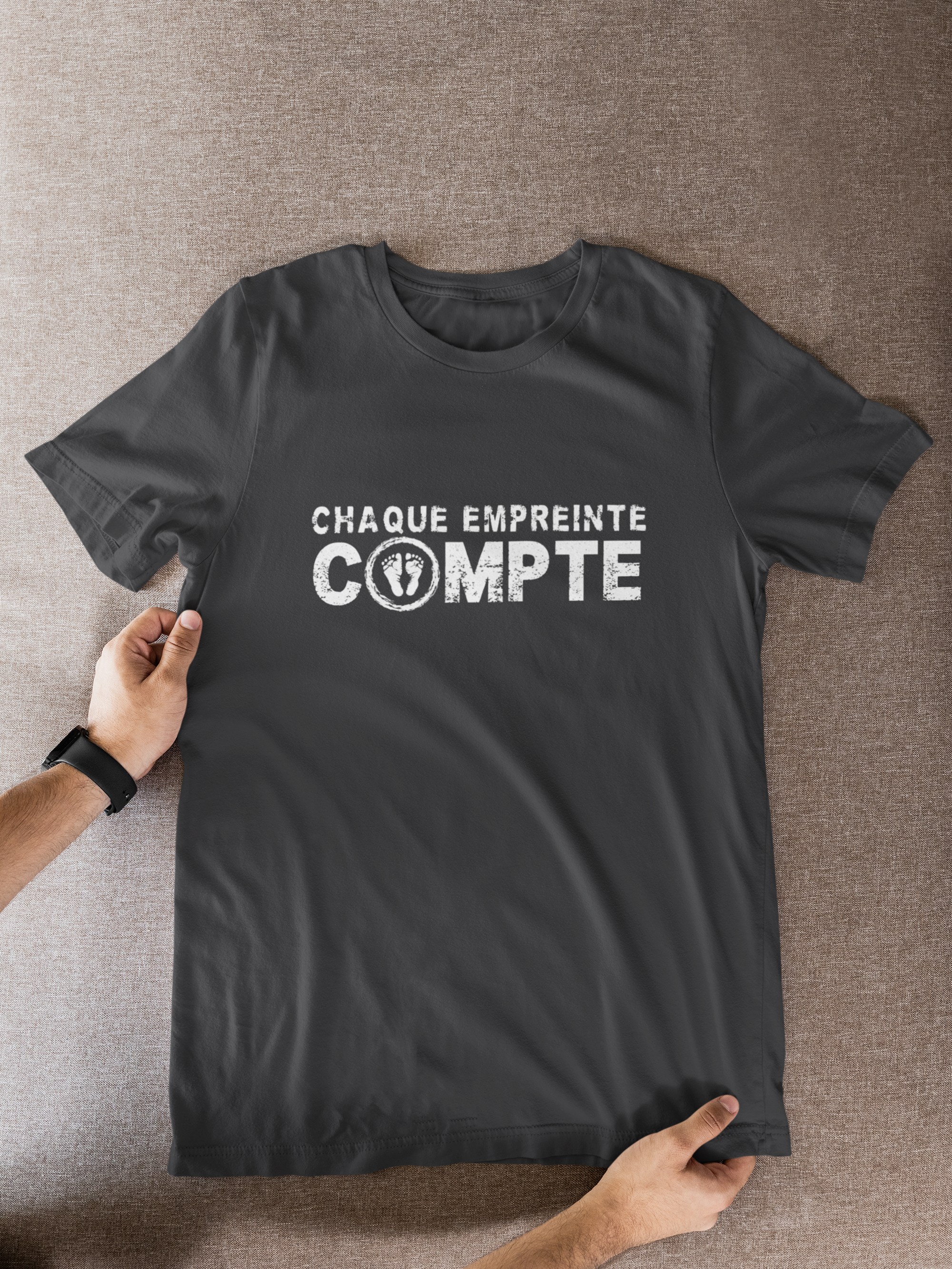 Chaque Empreinte Compte - t-shirt pro-vie