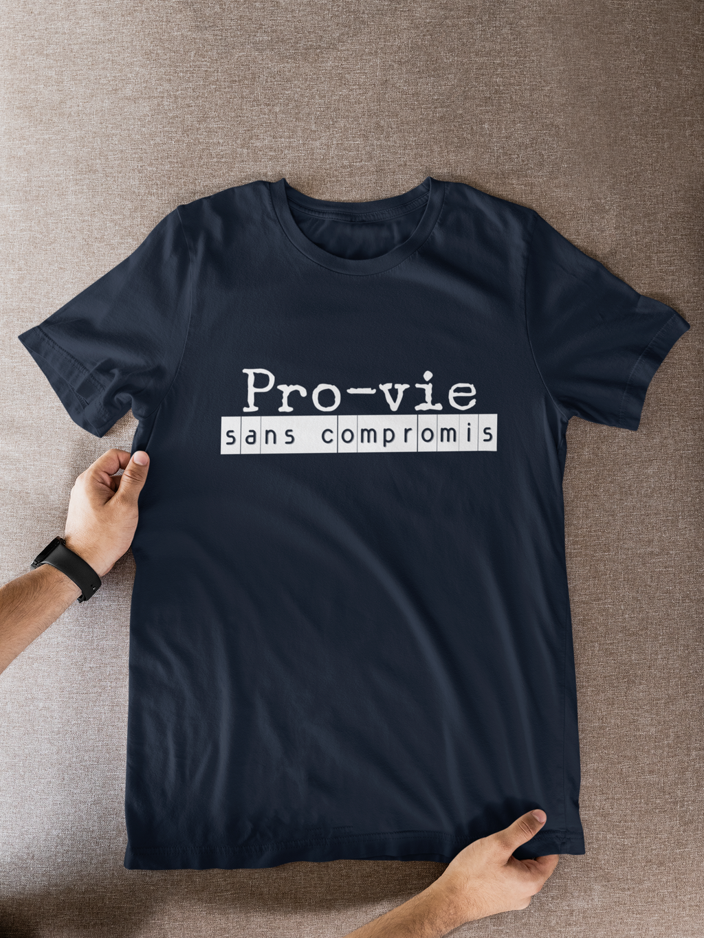 Pro-Vie Sans Compromis / t-shirt pro-vie