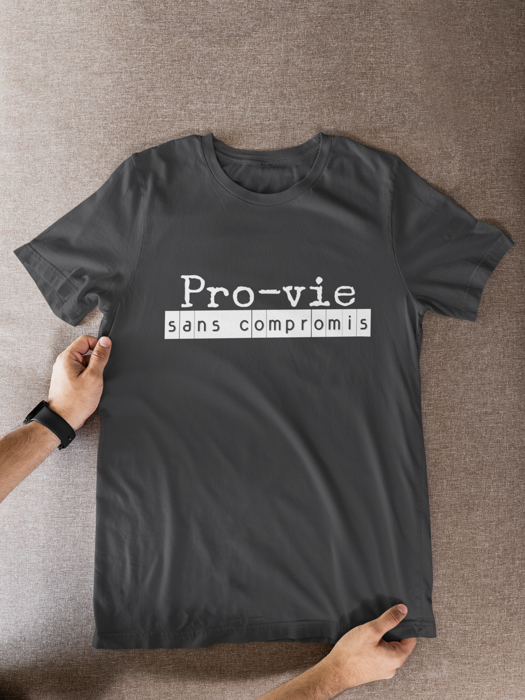Pro-Vie Sans Compromis / t-shirt pro-vie