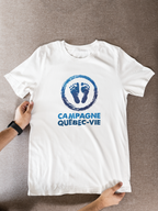T-shirt pro-vie avec logo de Campagne Québec-Vie