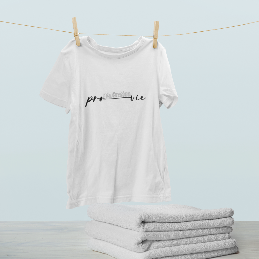 Génération Pro-Vie / t-shirt pro-vie avec slogan