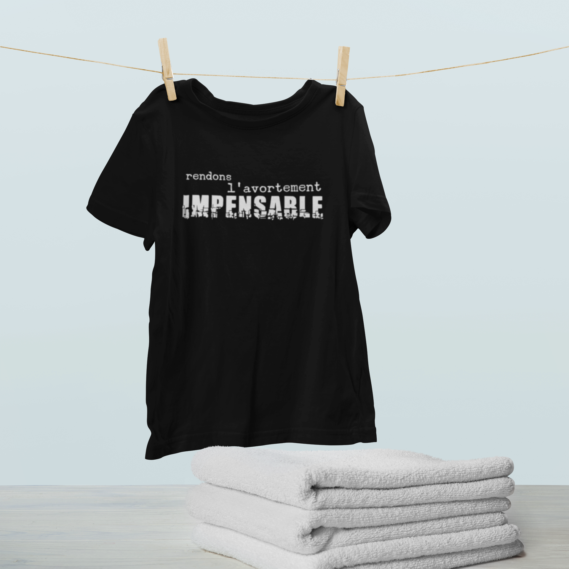 Rendons l'avortement impensable / t-shirt pro-vie