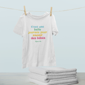 T-shirt pro-vie "C'est une belle journée pour sauver des bébés"