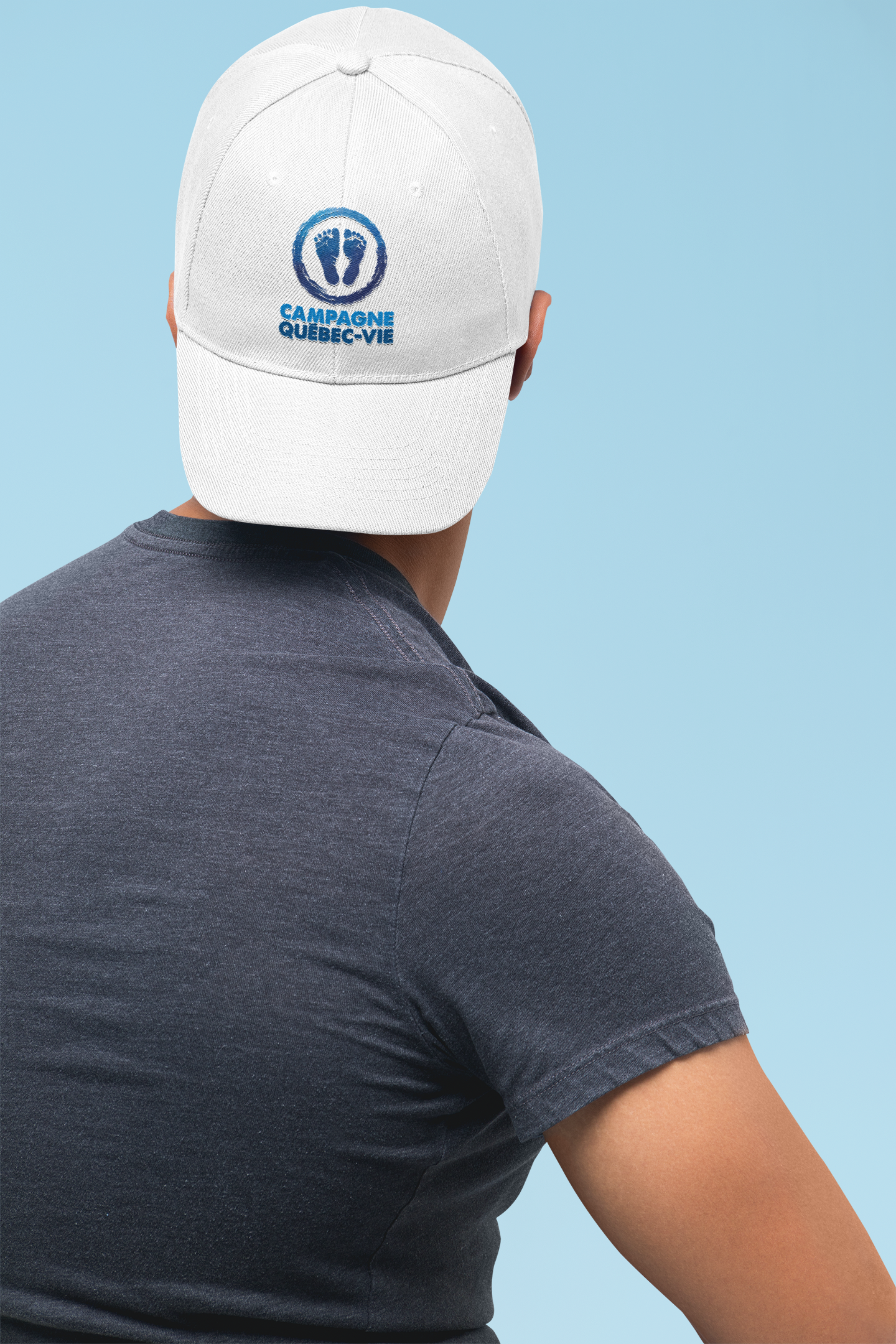 Casquette de Baseball pro-vie avec logo de Campagne Québec-Vie