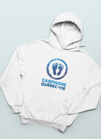 Coton ouaté à capuchon pro-vie avec logo de Campagne Québec-Vie