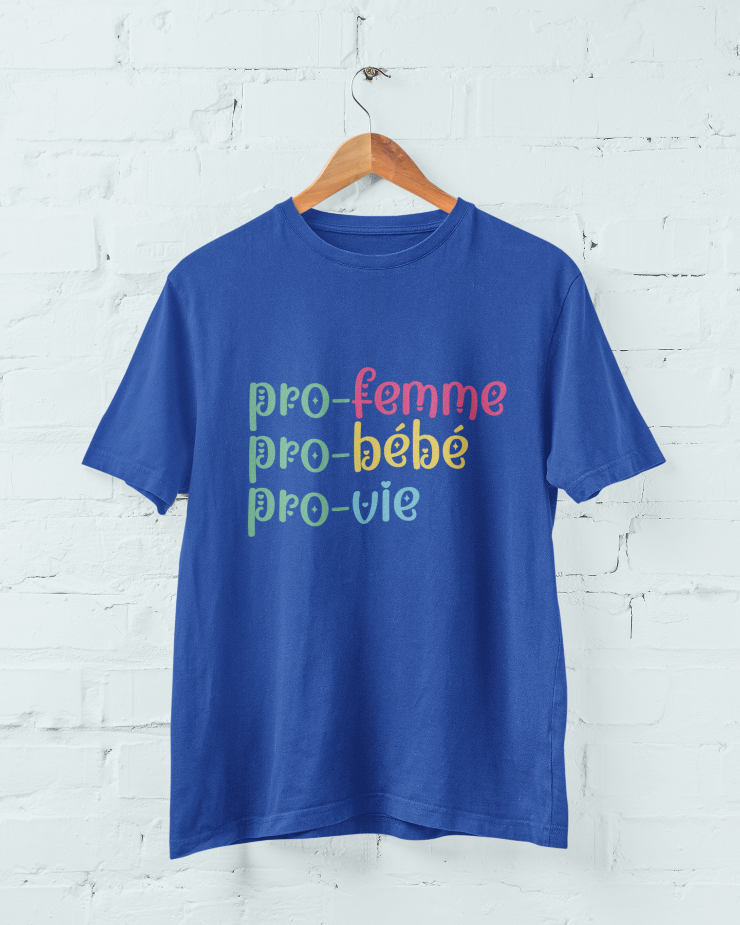 Pro-femme - pro-bébé - pro-vie / t-shirt pro-vie
