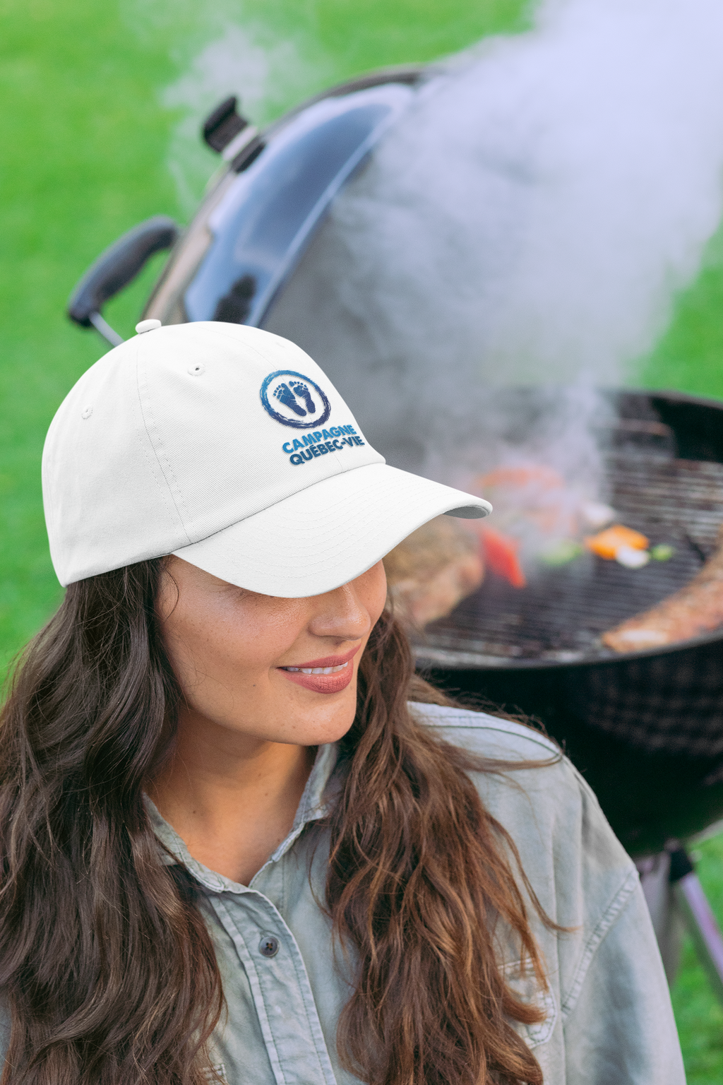 Casquette de Baseball pro-vie avec logo de Campagne Québec-Vie