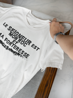 T-shirt unisexe «Le Seigneur est mon roc et ma forteresse»