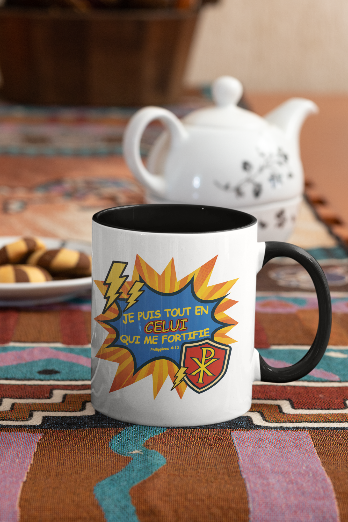 Tasse chrétienne pour enfant - Philippiens 4:13