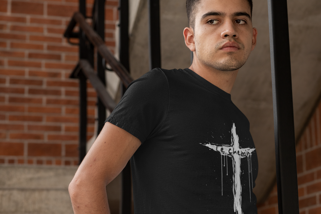 La Croix - Le Chemin / t-shirt chrétien pro-vie